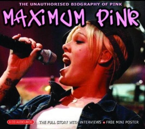 CD cover featuring Pink singing into a microphone, close-up view.
