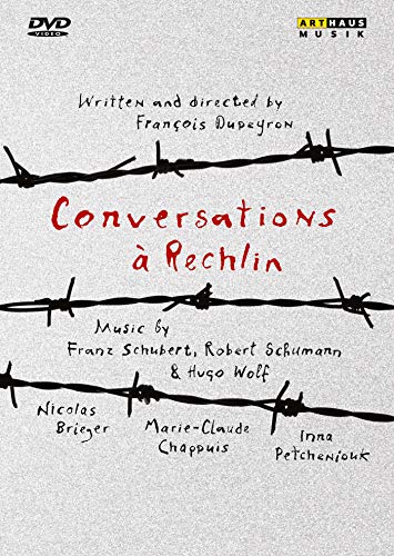 DVD cover for "Conversations à Rechl" with barbed wire illustration.
