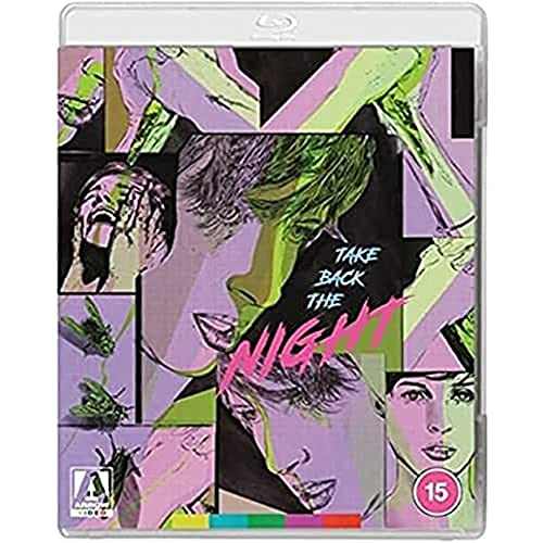Blu-ray case for "Take Back The Night" with collage of faces.
