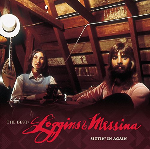 Loggins & Messina album cover featuring two musicians in a rustic setting.