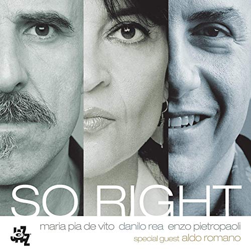 CD cover featuring close-up portraits of three people and the title "So Right".