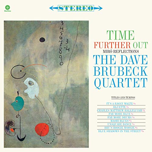 Album cover for Dave Brubeck’s “Time Further Out” with abstract art.