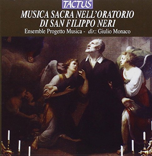 CD cover: religious painting of figures with angels and candles.