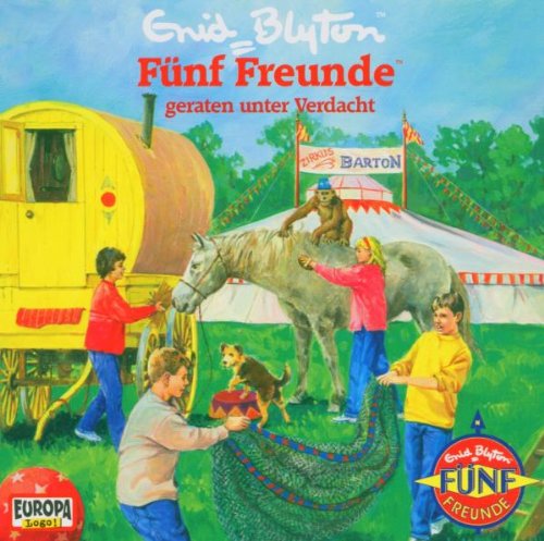 CD cover: children, horse, monkey, and circus tent illustration.