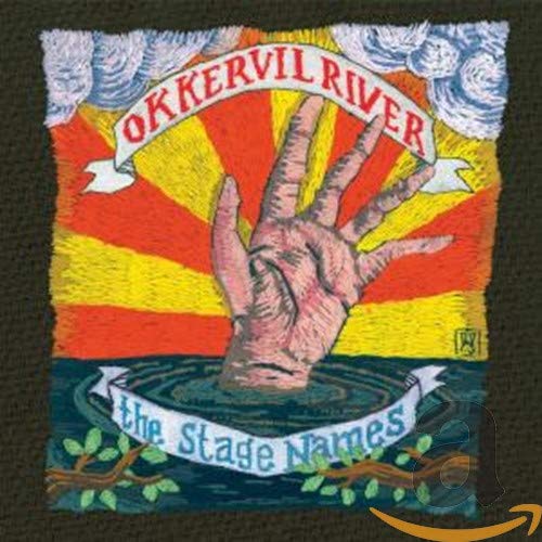 CD cover for Okkervil River’s “The Stage Names” with hand and sun imagery.