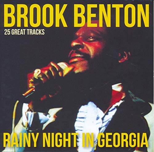 CD cover: Brook Benton portrait performing with a microphone.