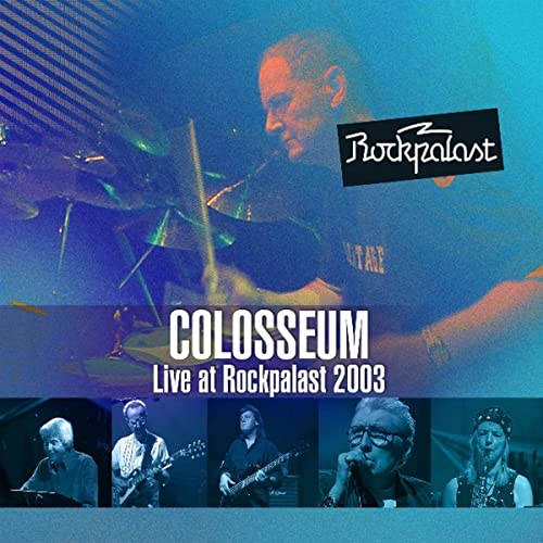 Album cover featuring a drummer and five band members performing live on stage.