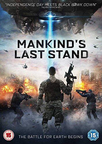 DVD cover for "Mankind's Last Stand" depicting soldiers and alien invasion.