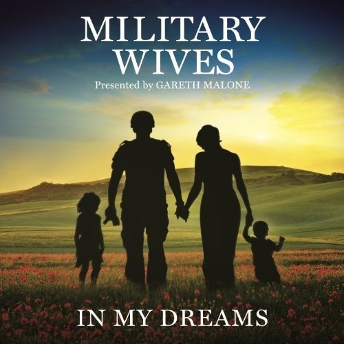 CD cover: Silhouetted family in a field at sunset, titled “In My Dreams”.