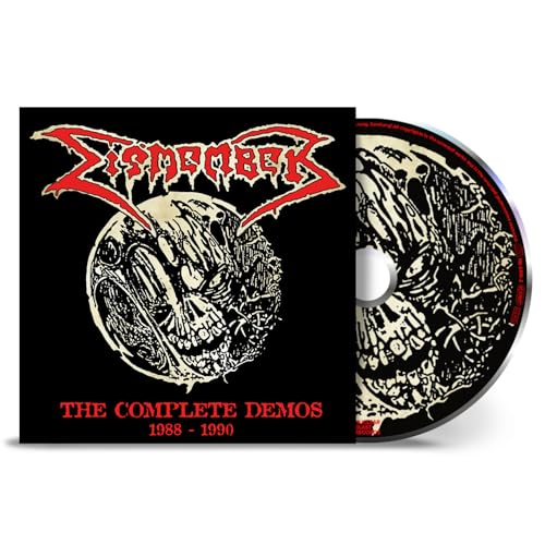 CD case and disc with a detailed, gruesome skull illustration.