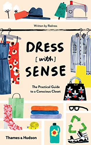 Book cover with illustrated clothing, accessories, and sewing items.