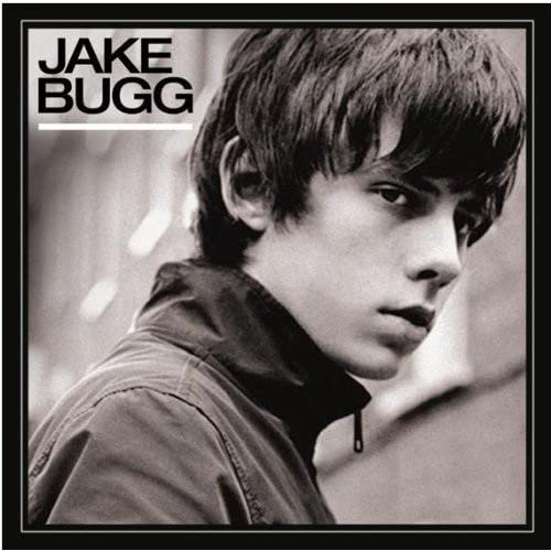 Black and white portrait of Jake Bugg, looking slightly downward.