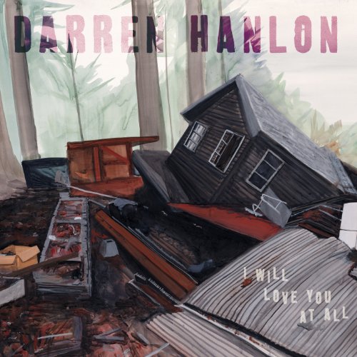 CD cover art depicting a dilapidated house amidst trees and debris.
