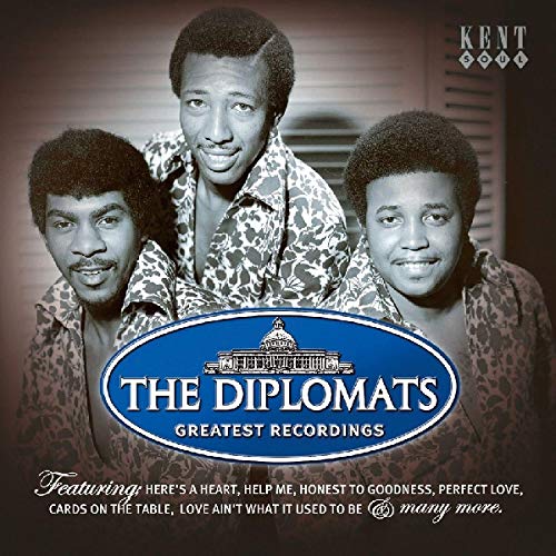 CD cover for The Diplomats’ “Greatest Recordings” featuring three men.