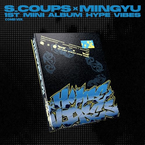 Black and blue album cover with stylized “HYPE VIBES” text and geometric design.