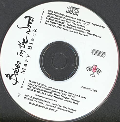 CD of Mary Black’s “Babes In The Wood” with tracklist details.