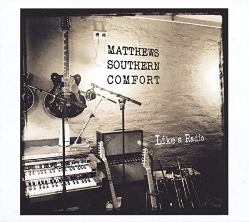 Black and white album cover with instruments and text: "Matthews Southern Comfort.