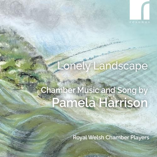 CD cover: painted landscape with title “Lonely Landscape” and composer’s name.