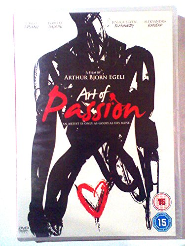 DVD cover with black figure, red text “Art of Passion”, and a heart.