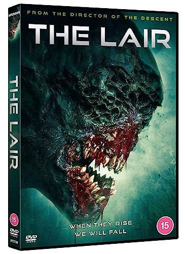 DVD cover for "The Lair" horror film, featuring a monstrous creature.