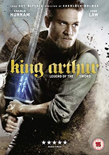 Movie poster for "King Arthur: Legend of the Sword" featuring Charlie Hunnam.
