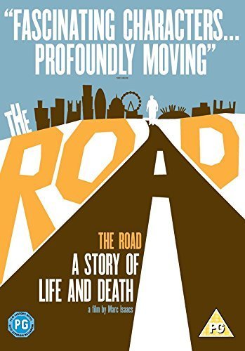 DVD cover for "The Road" featuring a stylized road and silhouette.
