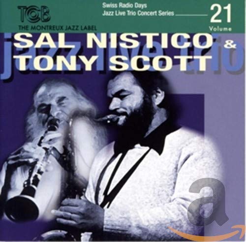 CD cover featuring Sal Nistico and Tony Scott, jazz musicians.