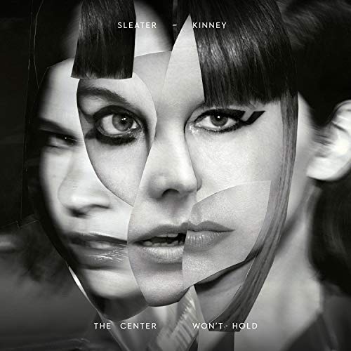Black and white album cover featuring fragmented, overlapping portraits of a woman's face.