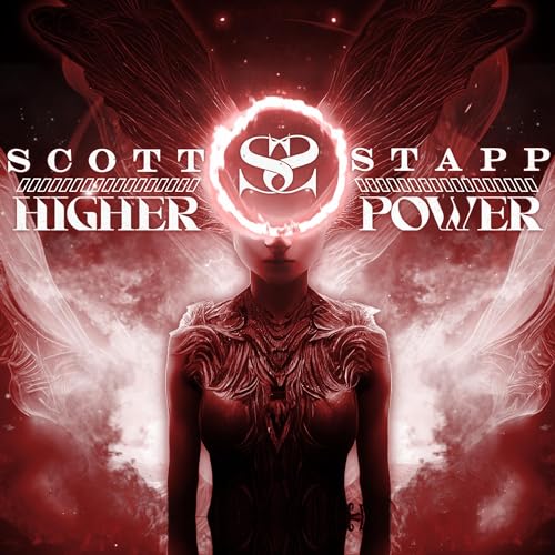 Album cover for Scott Stapp’s “Higher Power” featuring a figure with wings.