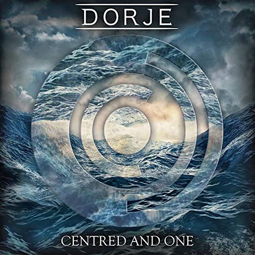 Vinyl record cover with swirling water and cloudy sky imagery.