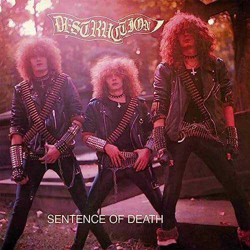 Album cover featuring three people with long hair in leather jackets.