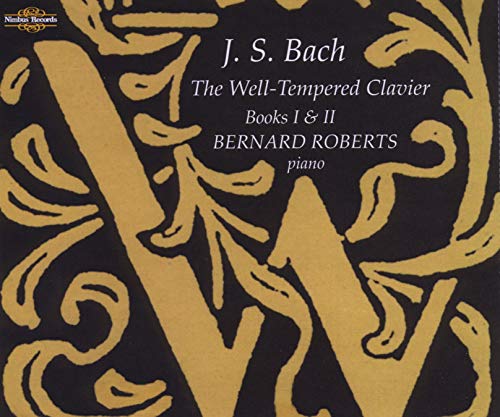 CD cover for Bernard Roberts performing Bach’s “The Well-Tempered Clavier.”
