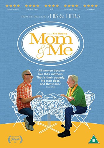 DVD cover for “Mom & Me” featuring a man and woman facing each other.