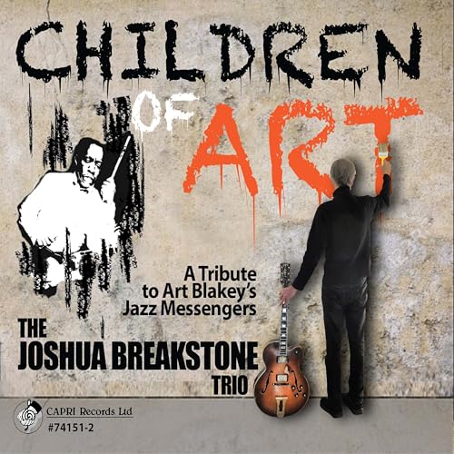 CD cover for "Children of Art" featuring musicians and painted text.