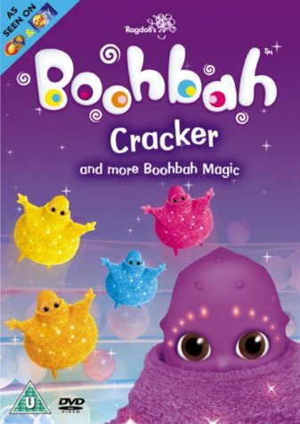 DVD cover for "Boohbah" featuring colorful, blob-like characters.
