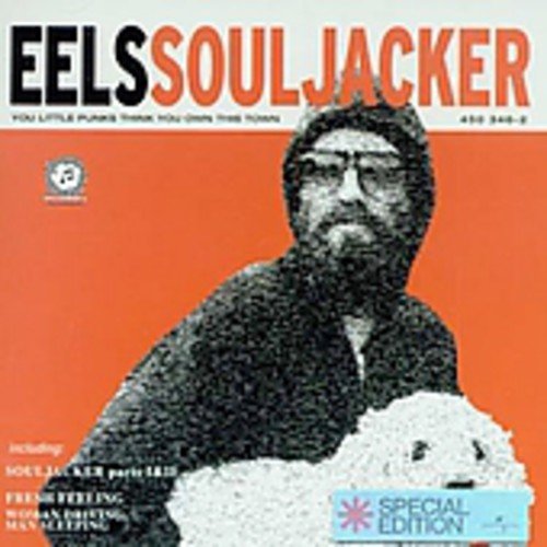 CD cover for Eels’ “Souljacker” featuring a man with a sheep.