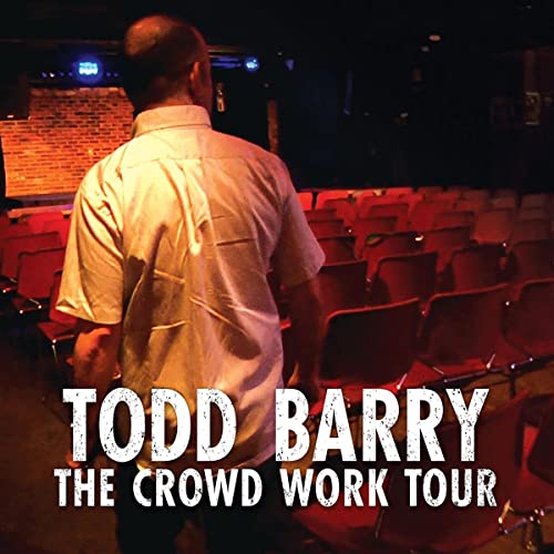 CD cover: Man’s back facing rows of empty red theater seats.