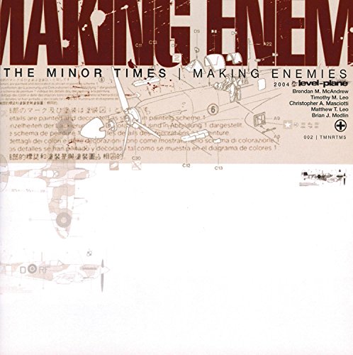 CD cover for "Making Enemies" by The Minor Times, with airplane diagrams.