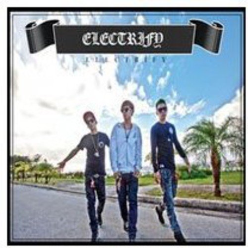 CD cover featuring three young men walking towards the viewer.