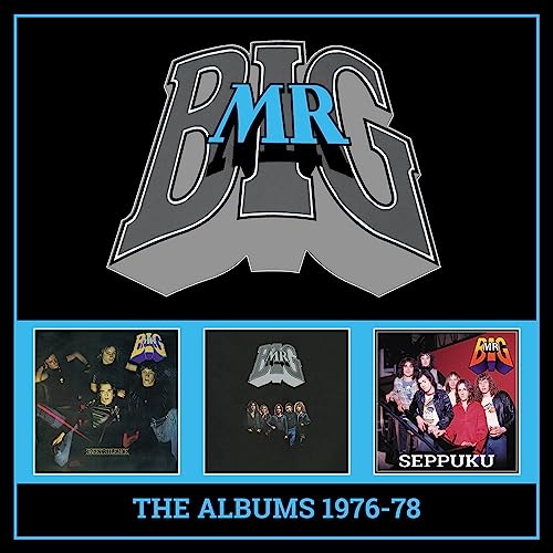 Mr. Big albums 1976-78 clamshell box set with band logo and covers.