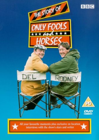 DVD cover featuring Del Boy and Rodney from “Only Fools and Horses”.