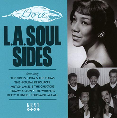 CD cover for “Doré L.A. Soul Sides” featuring portraits of musicians.