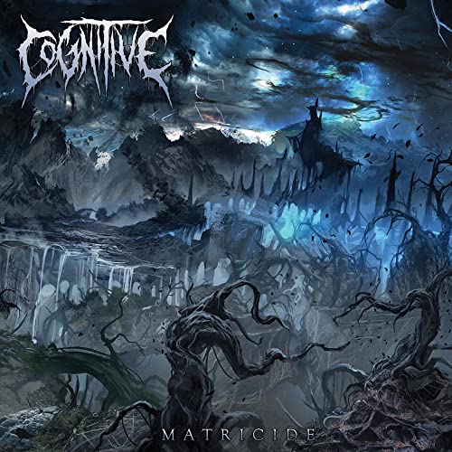 CD cover for Cognitiveās āMatricideā featuring a dark, stormy landscape.