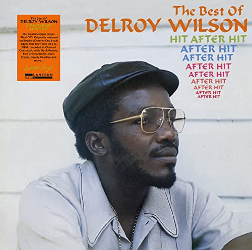 Delroy Wilson album cover featuring the singer in a hat and glasses.