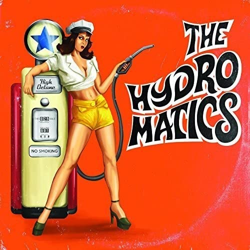 CD cover for The Hydromatics featuring a vintage pin-up style illustration.