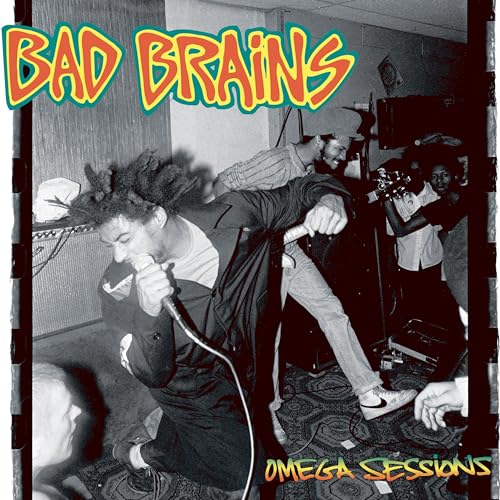 Bad Brains album cover featuring band members performing with a microphone.
