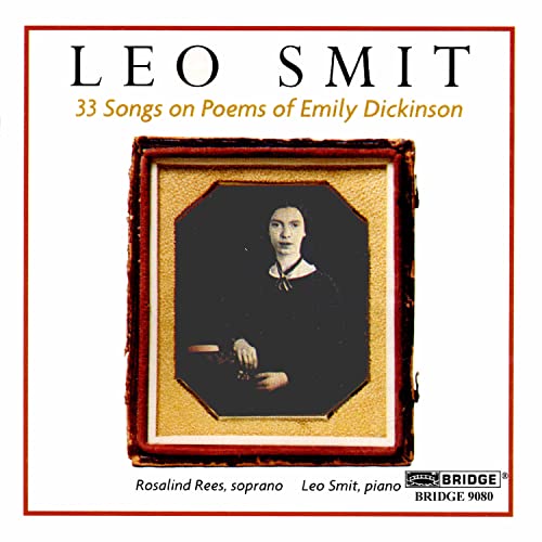 CD cover featuring a portrait of Emily Dickinson in an ornate frame.