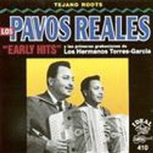 CD cover for Los Pavos Reales’ “Early Hits” featuring two musicians.