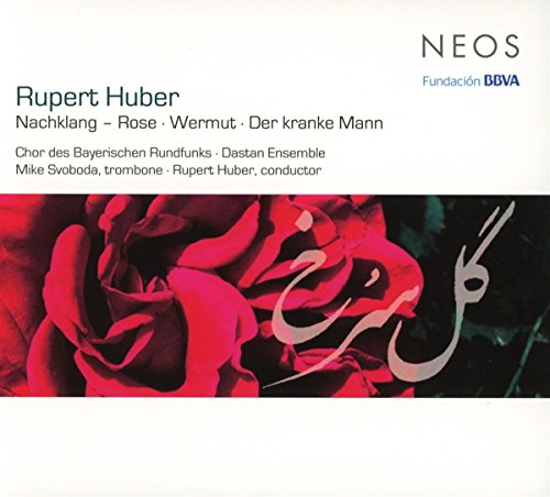 CD cover: red rose image with German text, "Rupert Huber - Nachklang".
