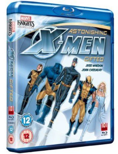 Astonishing X-Men: Gifted Blu-ray cover featuring four superhero characters.